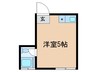 桜上水ヴィレッジ 1Rの間取り