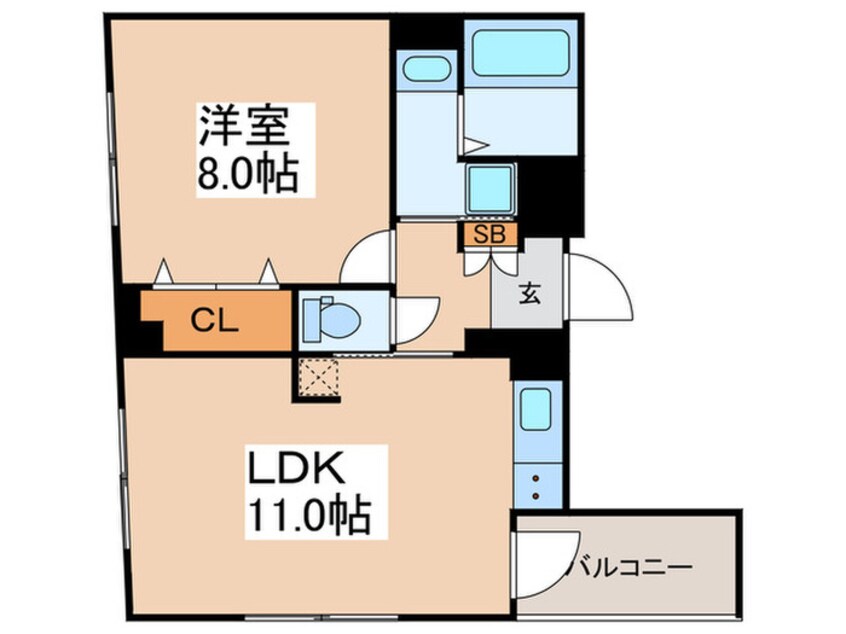 間取図 HKビル