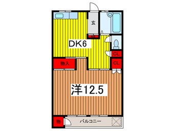 間取図 常盤マンション