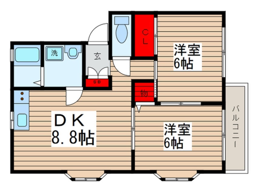 間取図 ヴェルドミ－ル