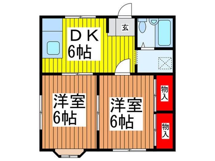 間取り図 天王山ハイツ