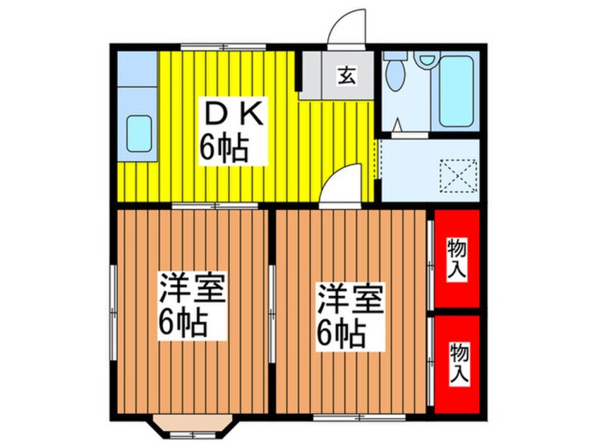 間取図 天王山ハイツ