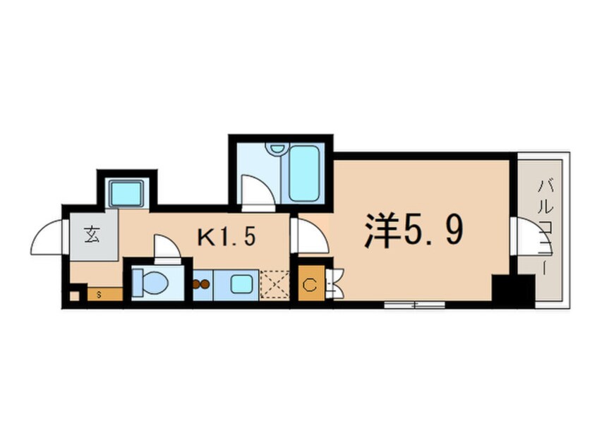 間取図 レジディア文京湯島Ⅱ