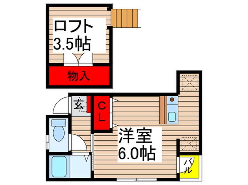 間取図 ハイツ・桜