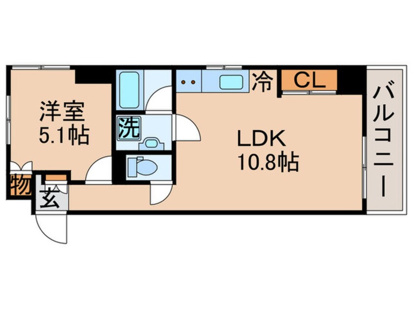 間取図 ｼｪﾄﾜ佃