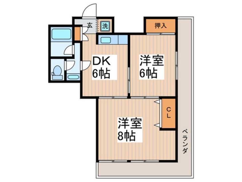 間取図 ムサシノレヂデンス