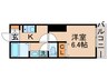 マートハイム金町 1Kの間取り