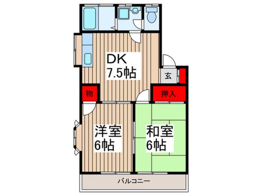 間取図 サンハイム
