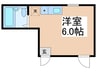 シャンテアムール亀戸 1Rの間取り