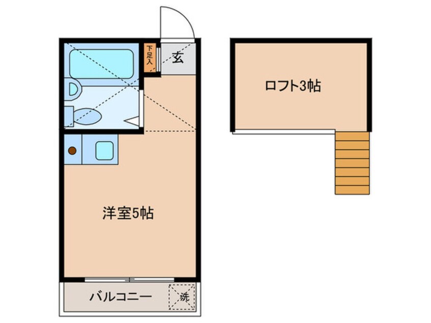 間取図 フォ－シム三軒茶屋