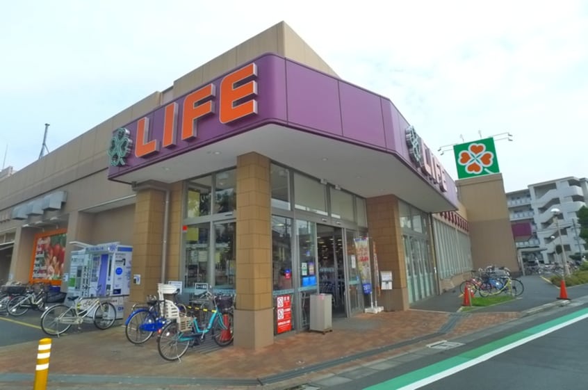 ライフ(スーパー)まで450m ラミアカ－サお花茶屋