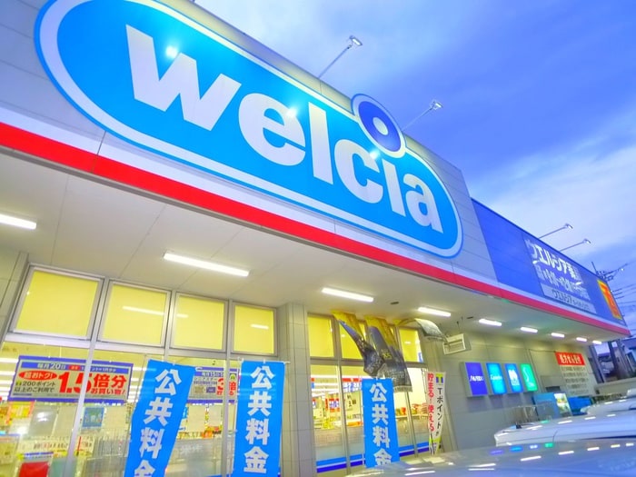 ウエルシア(ドラッグストア)まで290m グランドソレーユ