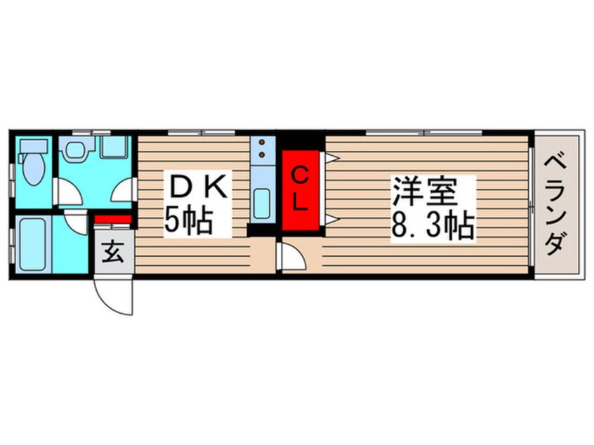 間取図 朝日ビル西船橋