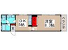 朝日ビル西船橋 1DKの間取り