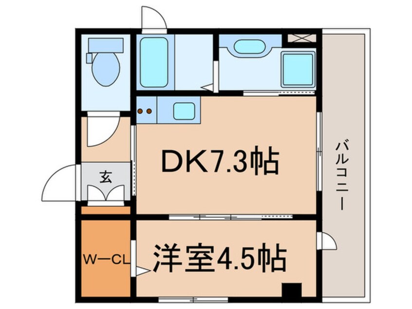 間取図 メゾンシュシュ