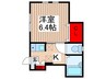 コーポ望月 1Kの間取り