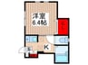 コーポ望月 1Kの間取り