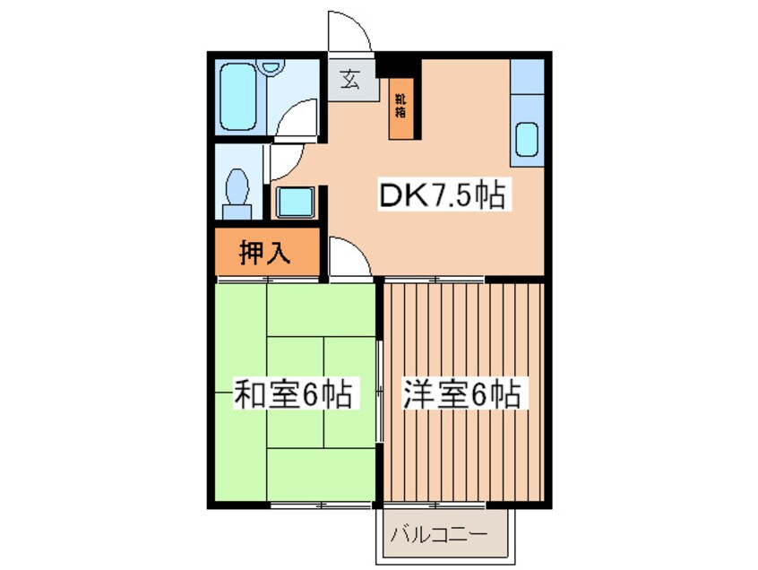 間取図 エステイトブレス