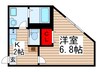 リヴェール秋津 1Kの間取り