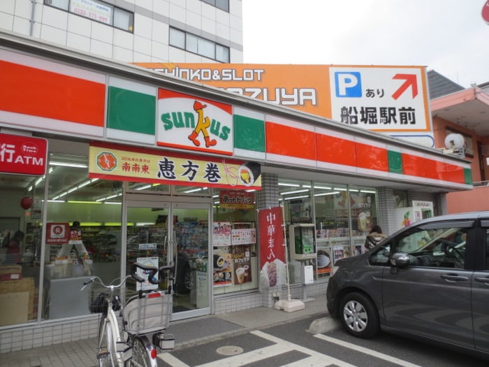 サンクス(コンビニ)まで500m メゾンエイト