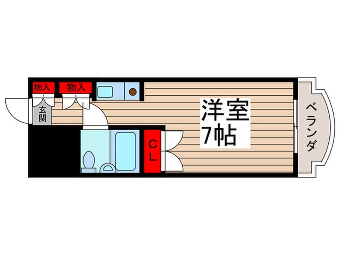 間取り図 ロザ－ル松戸(313)