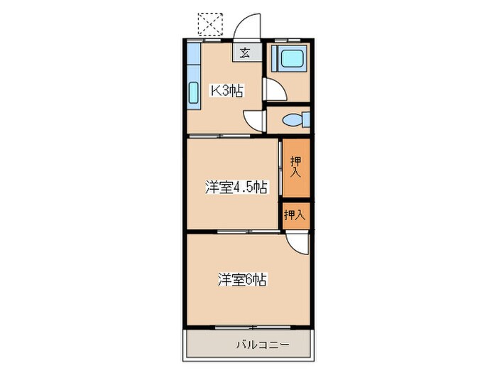 間取り図 第２秀月荘