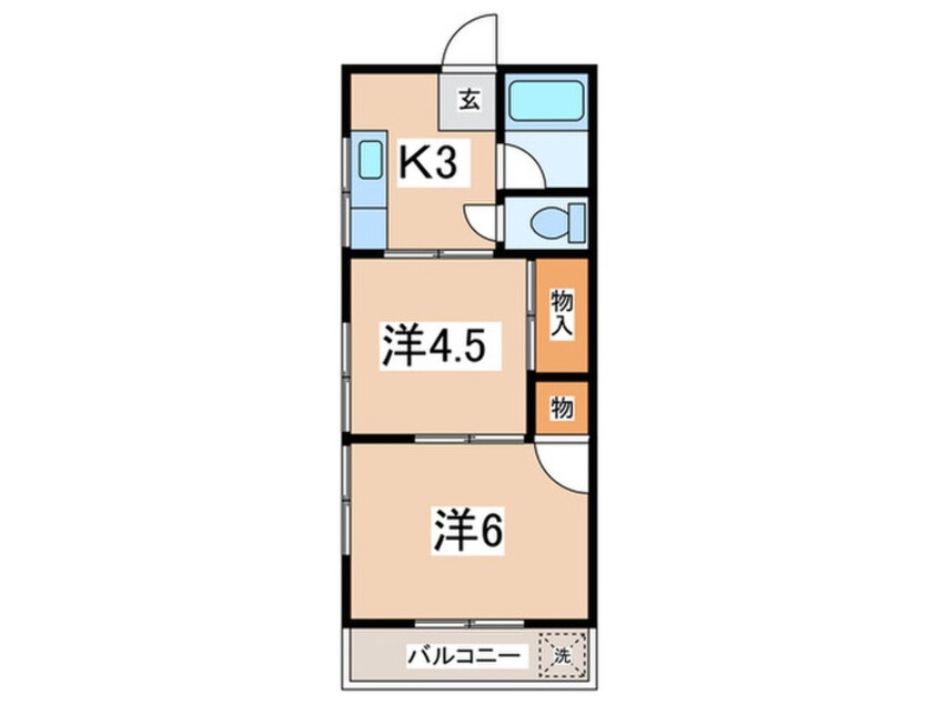 間取図 第２秀月荘