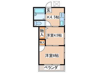 間取図 第２秀月荘