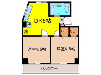 間取図 フラット大竹