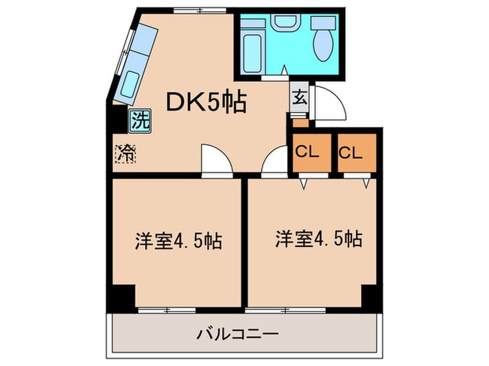 間取り図 フラット大竹