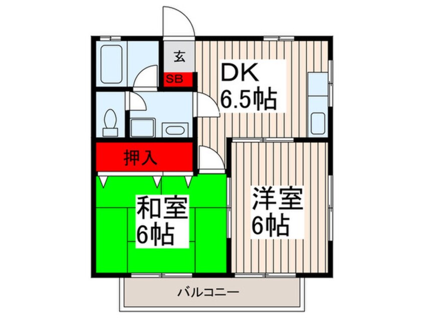 間取図 第三ニュウコーポ金井