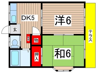 間取図 コ－ポゆう