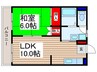 ミツワハイツ 1LDKの間取り