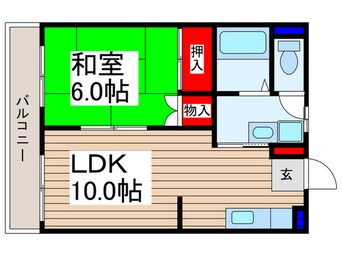 間取図 ミツワハイツ