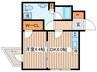 初台スクエア 1DKの間取り