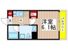 GRANDIA東船橋 1Kの間取り