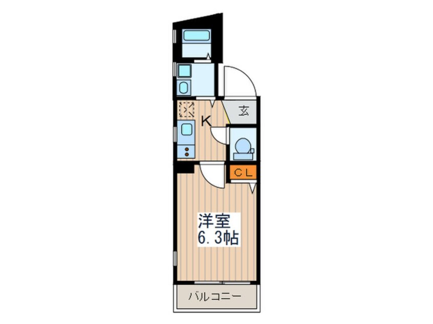 間取図 ＨＩＲＯ　ＭＡＩＳＯＮ　中野