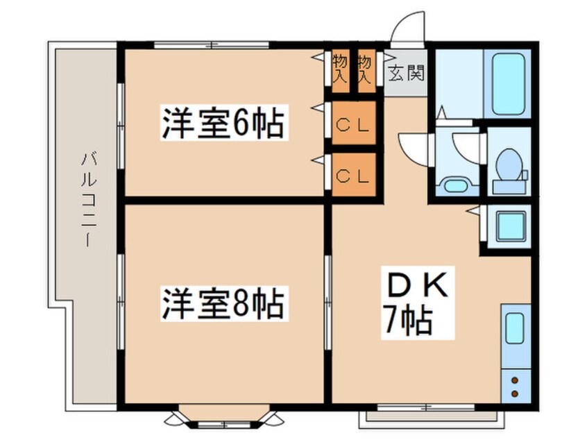 間取図 プラムフィールド