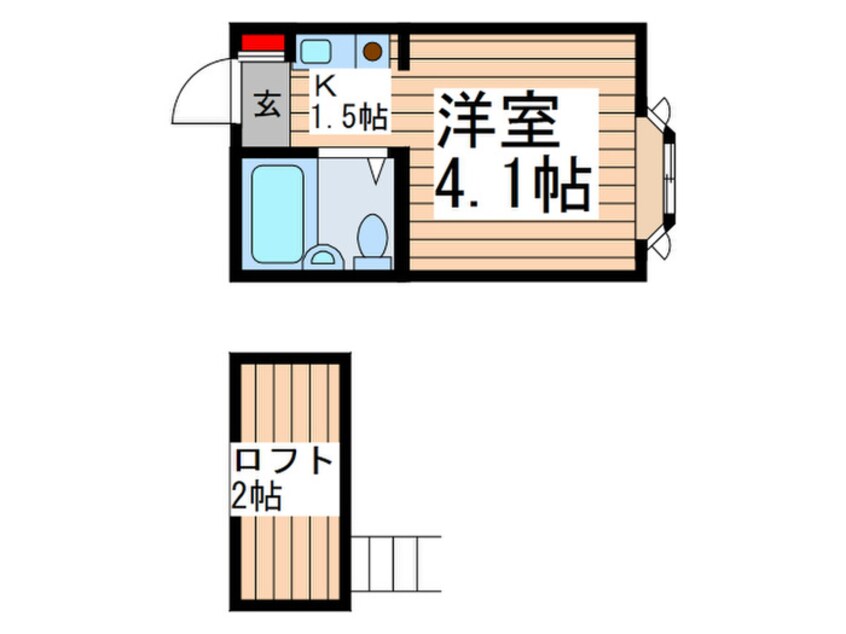 間取図 ブルーメ・一ツ家３１