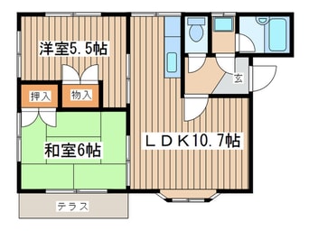 間取図 へいせいハイツ