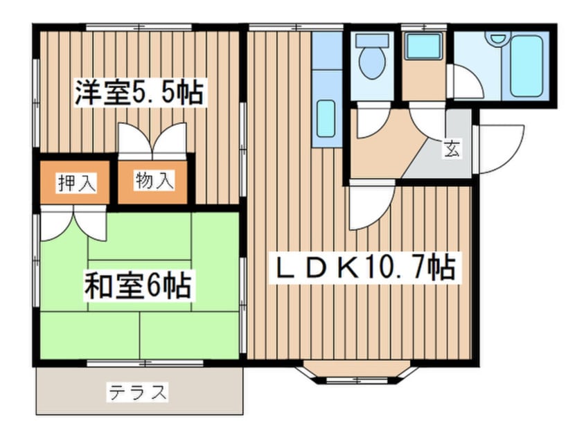 間取図 へいせいハイツ
