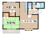 へいせいハイツ 2LDKの間取り