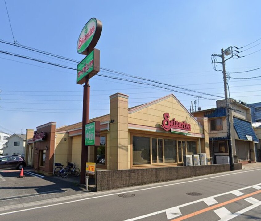 サイゼリヤ 鶴瀬店(その他飲食（ファミレスなど）)まで450m 仮）富士見市鶴馬新築AP