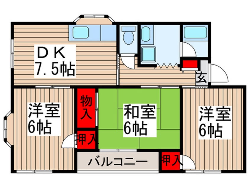 間取図 アーバンハイツ
