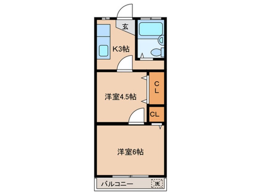 間取図 五宿ハイツ