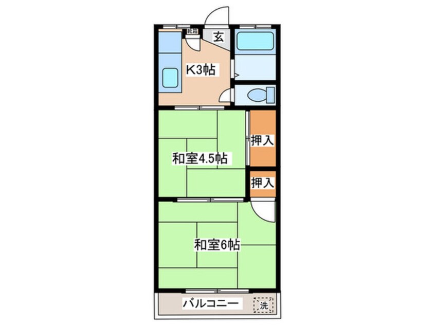 間取図 五宿ハイツ