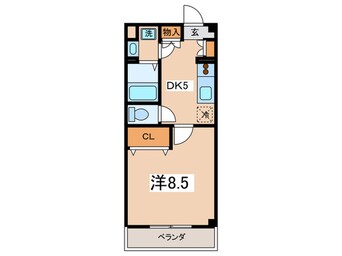 間取図 リ－ベルサンアイ