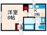 Ｓｕｎ　Ｓｗｅｅｔ 1Kの間取り
