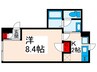 Ｓｕｎ　Ｓｗｅｅｔ 1Kの間取り