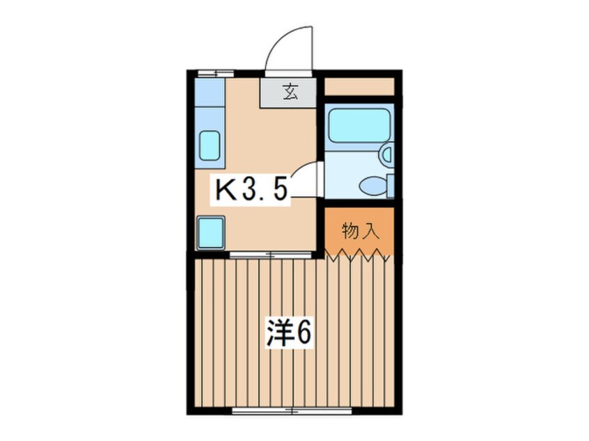 間取図 コーポイイジマ